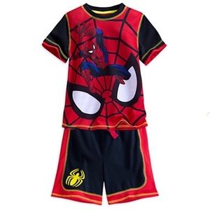 (NWT) Disney Boy’s Spider-Man (2) PC Pajama Set